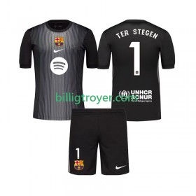 Billige Fotballdrakter FC Barcelona Ter Stegen 1 Keeper Barn Tredjedraktsett 2025/26 Kortermet